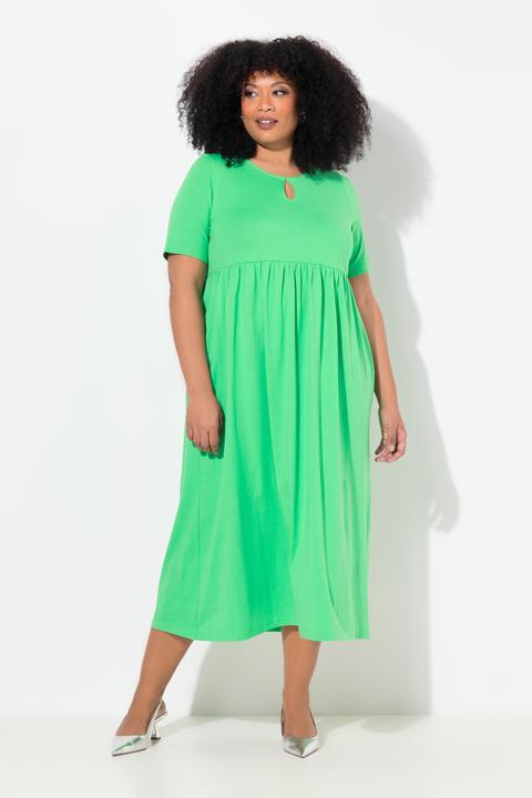 Produktbild Ulla Popken Maxikleid, A-Linie, Rundhals, Halbarm, Taschen (62)