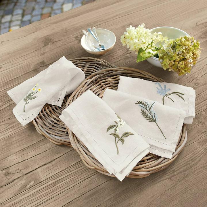 Actual product image Loberon Napkin (4 x, B 40, H, 40 cm)