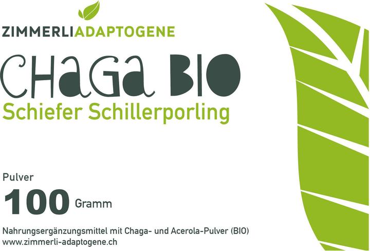 Immagine prodotto Zimmerli Adaptogene Polvere di Chaga (BIO) (1 Pezzo/i, Polvere, 100 g)