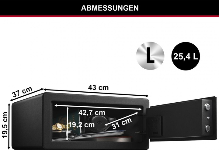 Produktbild Master Lock LX110BEURHRO (25.40 l)