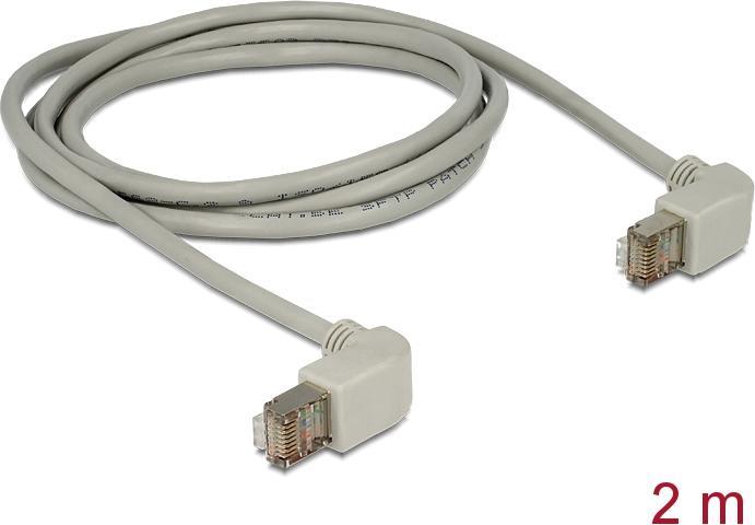 Produktbild Delock Patch-Kabel RJ-45 (M) (S/FTP, 2 m)
