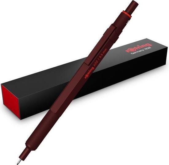 Actual product image Rotring 600 Mechanical Pencil | HB Lead 0.5 mm | All-Metal Body Propelling Pencil | Chocolate Truffle |... (0.50 mm, HB)