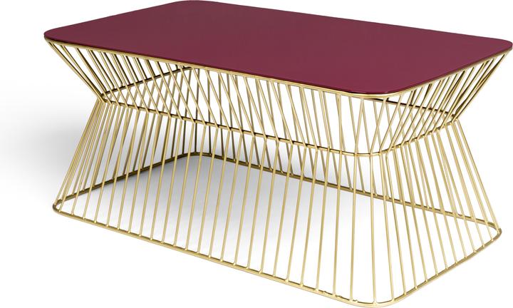 Bold Monkey No Offence coffee table wine red