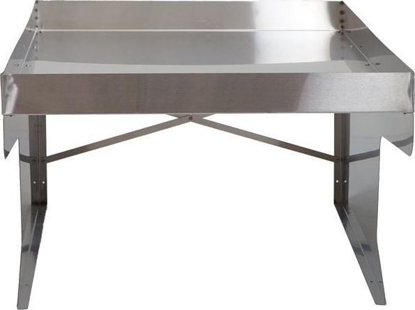 Immagine prodotto Mendler Garage robot XL con fioriera HWC-G60, metallo 47x70x100cm, acciaio inox (Robot falciante, Robot tagliaerba garage)