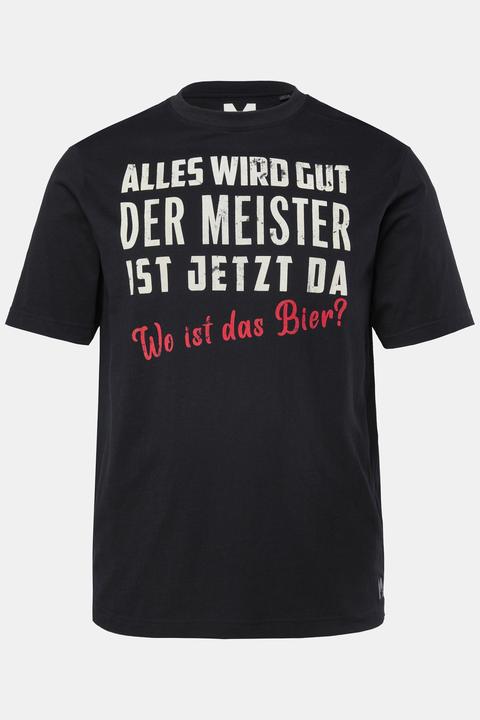 Produktbild Men+ T-Shirt, Halbarm, Brustprint (L)