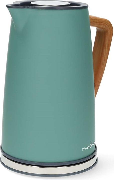 Productafbeelding Nedis Waterkoker | 1,7 l | Soft-Touch | Groen | 360 graden draaibaar | Verborgen verwarmingselement | Stri (1.70 l)