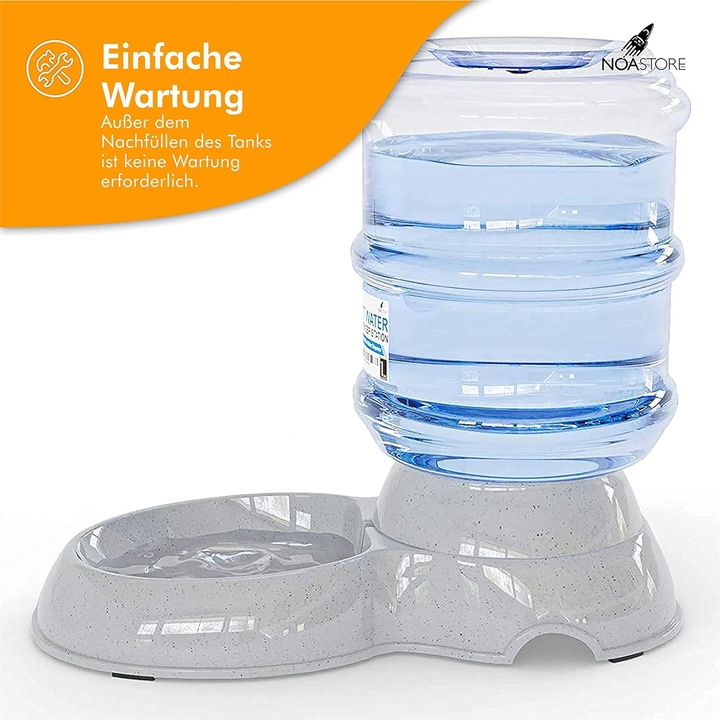 Produktbild Noa Store Automatischer 3.8l Wasserspender für Katzen und Hunde (3.80 l)