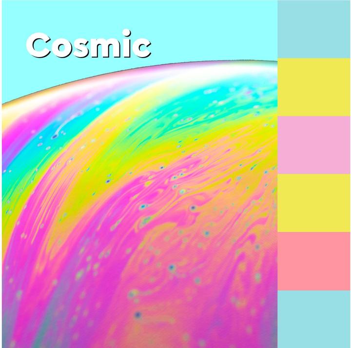 Produktbild Post-it Super Sticky Cosmic 8 + 4 (7.6 x 7.6 cm)