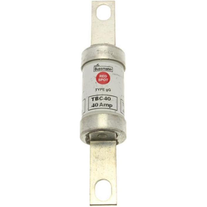 20x Eaton, Sicherung, Sicherungseinsatz, 40 A, AC 660 V, DC 460 V, 80 kA, BS88, 27 x 129 mm, gL/gG, BS TBC40 (40 A)