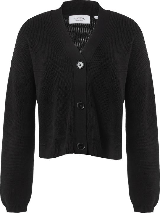 Produktbild Comma Strickjacke Lässige Strickjacke mit voluminösen Ärmeln (40)