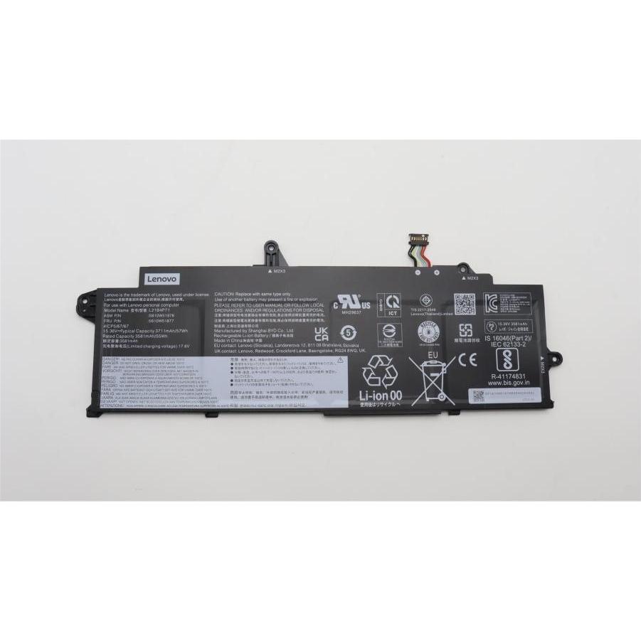 Lenovo BATTERY Internal, 4c, 57Wh (4 Zellen), Notebook Akku
