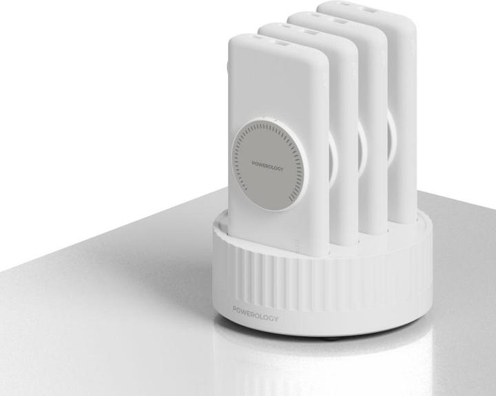 Actual product image Powerology 4in1 Station 10000mAh PD 100W QC Wireless Power Bank (10000 mAh, 100 W, 37 Wh)