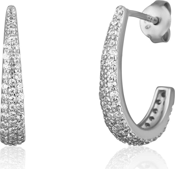 Immagine prodotto JVD Orecchini a cerchio in argento con zirconi SVLE1810XH2BI00