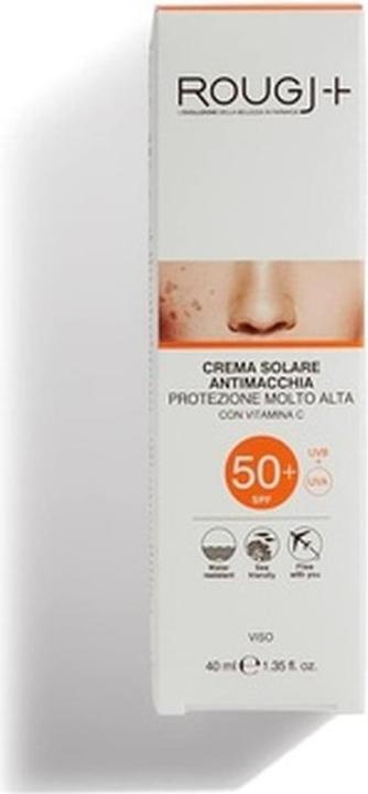 Immagine prodotto Rougj Solare SPF50+ Crema solare per il viso con vitamina C 40ml (Crema solare, SPF 50, 40 ml)