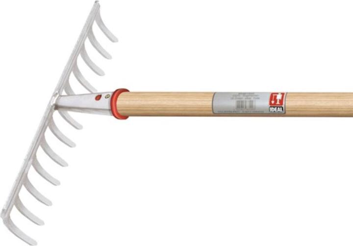 Actual product image Ideal Garden rake working width 428 mm 16 tines with conical spout, without handle