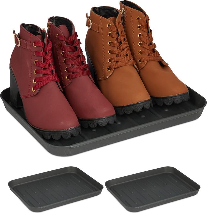 Actual product image Relaxdays Shoe drip tray (35 x 27 x 3 cm)
