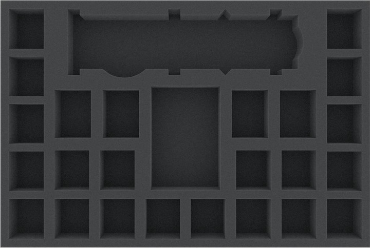Produktbild Feldherr ATJR042BO - 42 mm Schaumstoffeinlage für die Blood Bowl 2016 Brettspielbox (Schaumstoff)