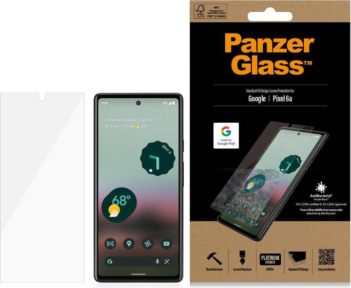 Actual product image PanzerGlass Google Pixel 6a AB (1 Piece, Google Pixel 6a)
