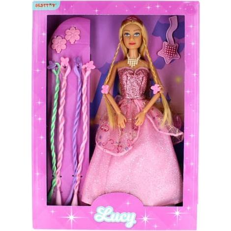 Thumbnail - Besttoy Modepuppe Lucy - mit langen Haaren - blond