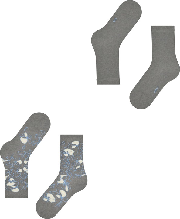 Actual product image Esprit Flower Sketch SO 2P (pack of 2, 35 - 38)