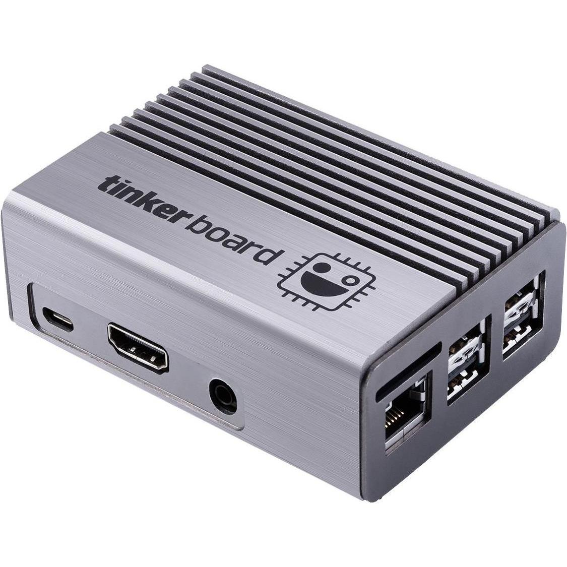 ASUS Tinker Aluminium Fanless Case, Notebook Ersatzteile, Silber