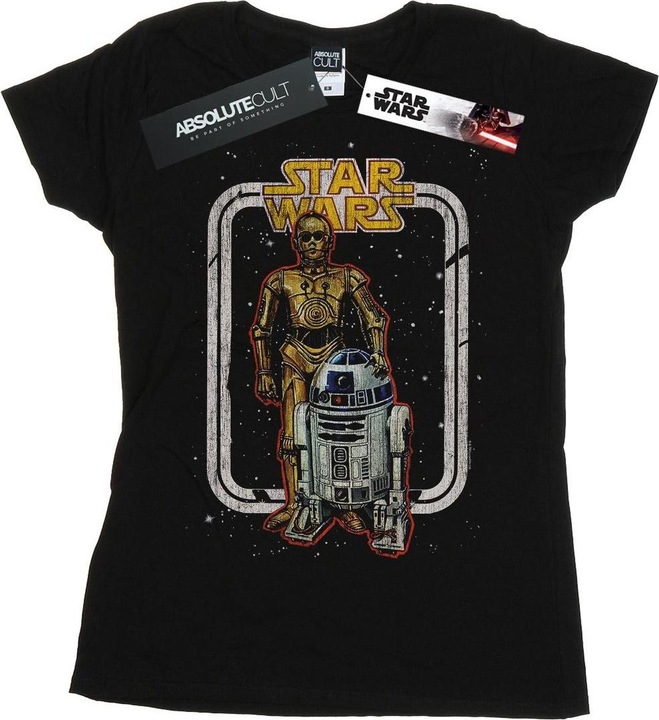 Image du produit Star Wars - T-shirt R2-D2 AND C-3PO VINTAGE - Femme (L)