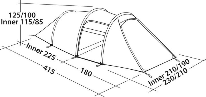Produktbild Robens Voyager Versa 4 (Tunnelzelt, 4.90 kg, 4 Personen)