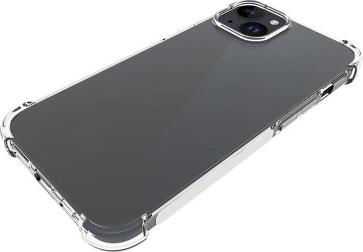 Produktbild Apfelkiste iPhone 15 Gummi Hülle Slim Air Cushion, Fallschutz, Transparent (Apple iPhone 15)