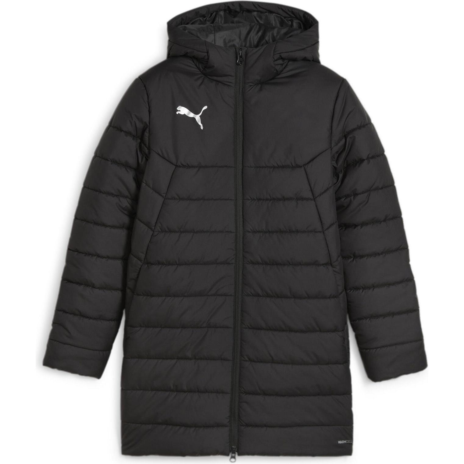 Puma, Jungen, Laufjacke, teamFINAL Bench Jacket Jr (176), Schwarz, 176