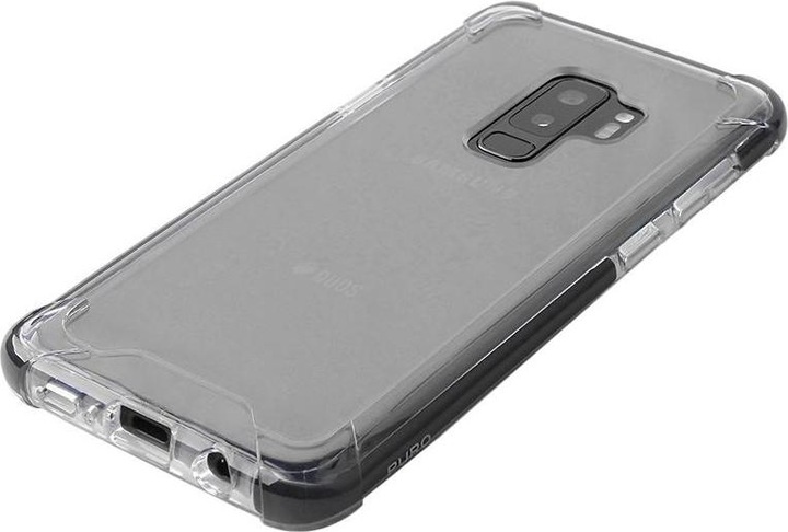 Immagine prodotto Puro Impact Pro Hard Shield - Custodia per Samsung Galaxy S9+ (nero) (Samsung Galaxy S9+)