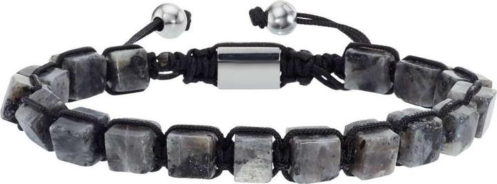 Produktbild Bijouteria Armband (25 cm, Edelstahl, Spektrolith, Nylon)