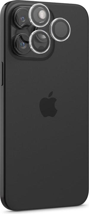 Immagine prodotto Spigen Confezione da 2 Glass tR EZ Fit Optik Pro, cristallino - iPhone 15 Pro/15 Pro Max (2 pz., Apple iPhone 14 Pro, Apple iPhone 14 Pro Max, Apple iPhone 15 Pro, Apple iPhone 15 Pro Max, Apple iPhone 16 Pro, Apple iPhone 16 Pro Max, Apple iPhone 17 Pro, Apple iPhone 17 Pro Max)