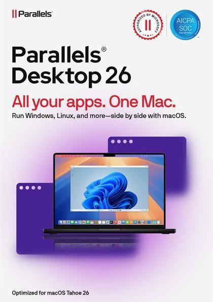 Parallels Desktop 26 ESD, Vollversion, Multilingual (1 User, 1 Geräte/User, unbegrenzt)