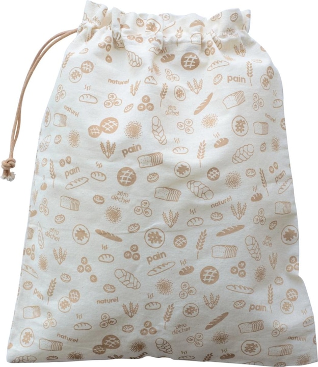 Image du produit Pebbly Sac à pain XL, coton, marron, 50x45cm