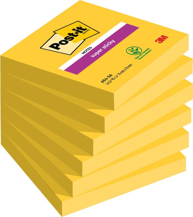 Actual product image Post-it Super Sticky Sticky Notes (76 x 76 mm)
