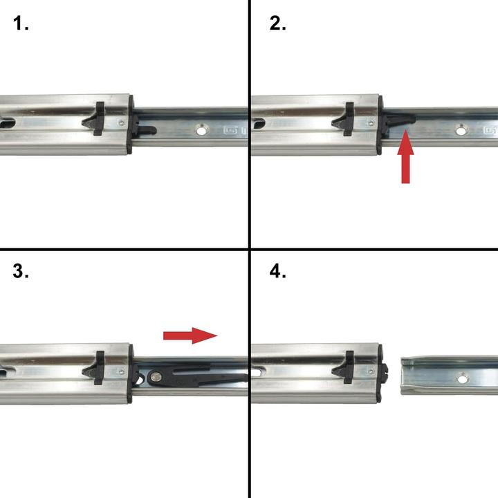 Produktbild Bresko 1 Paar Schwerlastauszüge, 700 mm