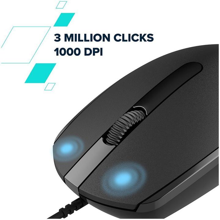 Produktbild Canyon Computer mouse mouse M-10 Wired Dark grey (Kabellos)