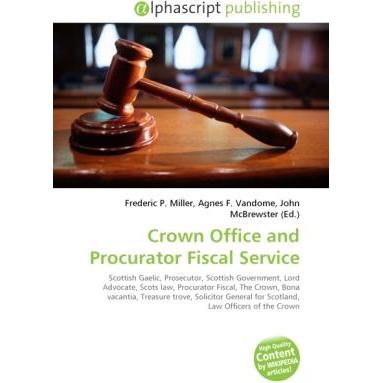 Crown Office and Procurator Fiscal Service, Fachbücher