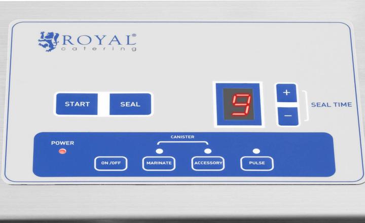 Produktbild Royal Catering Vakuumierer Edelstahl Vakuumiergerät Einschweissgerät Vakuummaschine 31 cm