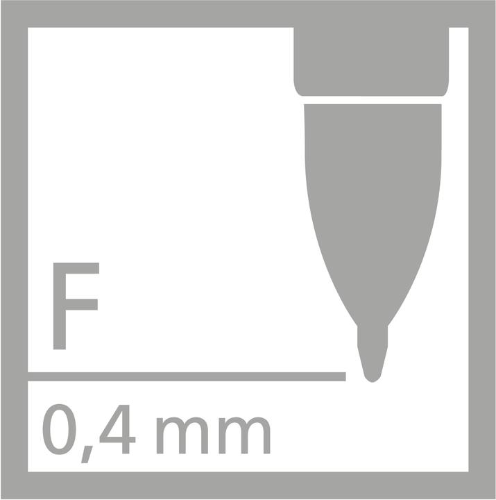 Produktbild STABILO Gelschreiber Palette, Metallspitze, Strichstärke 0,4 mm, nachfüllbar, 10 Stück, diverse... (Schwarz, 10 x)