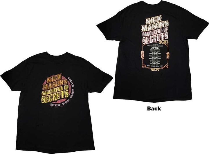 Produktbild Nick Masons Saucerful of Secrets Europe Tour 2023 Back Print (L)