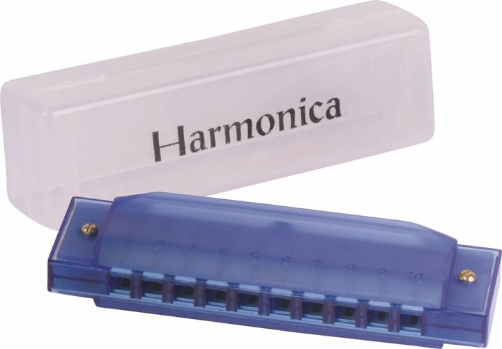Goki Harmonica En boîte plastique (Allemand, Anglais, Français, Italien)