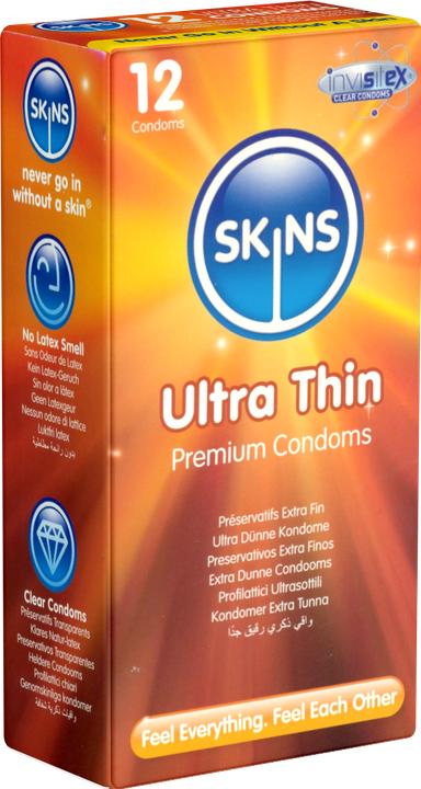 Produktbild Skins Ultra Thin» 12 ultra dünne Kondome aus kristallklarem Latex - ohne Latexgeruch (12 Stk.)