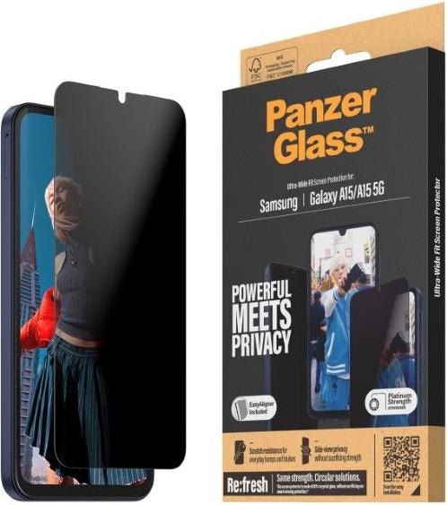 Produktbild PanzerGlass Privacy (1 Stück, Samsung Galaxy A15 5G, Samsung Galaxy A15)