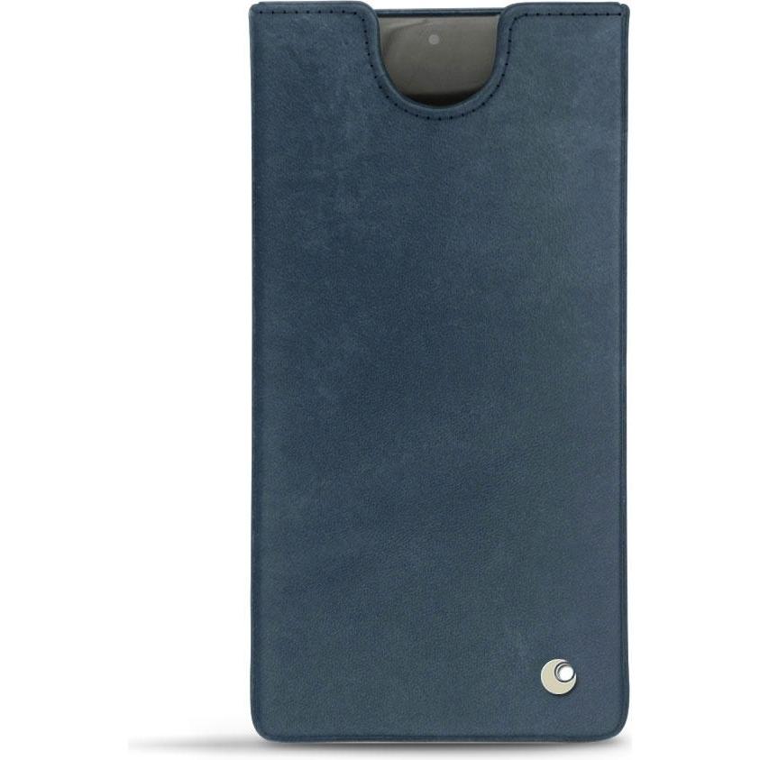 Noreve Lederschutzhülle (Samsung Galaxy Note 10+), Smartphone Hülle, Blau