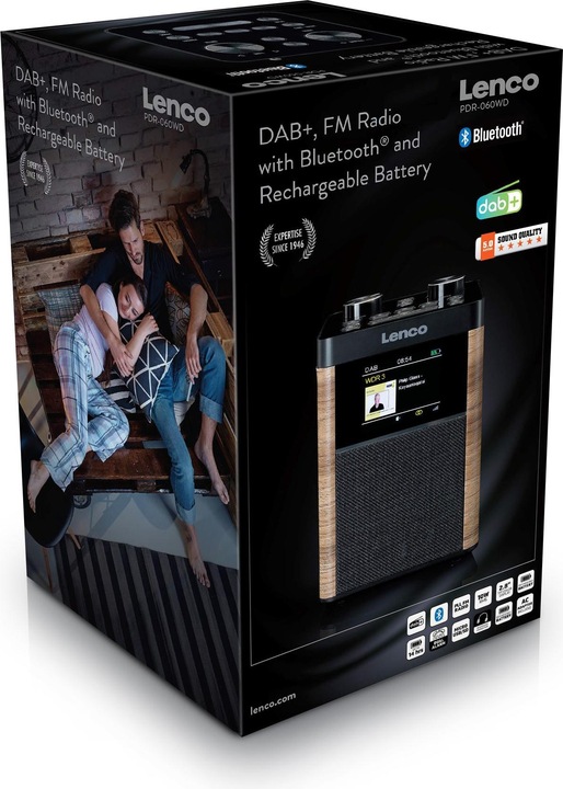 Produktbild Lenco PDR-060WD (FM, DAB+, Bluetooth)