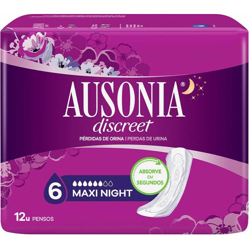Ausonia, Intimpflege, Discreet Maxi Damenbinden 12 Stück