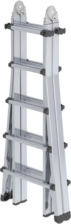 Actual product image Munk Telescopic ladder 4-section without crossbar 4x5 rungs (Telescopic ladder, 530 cm)