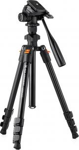 Immagine prodotto K&F Concept K234A0 Videostativ mit 3D-Kopf und Telefonhalter