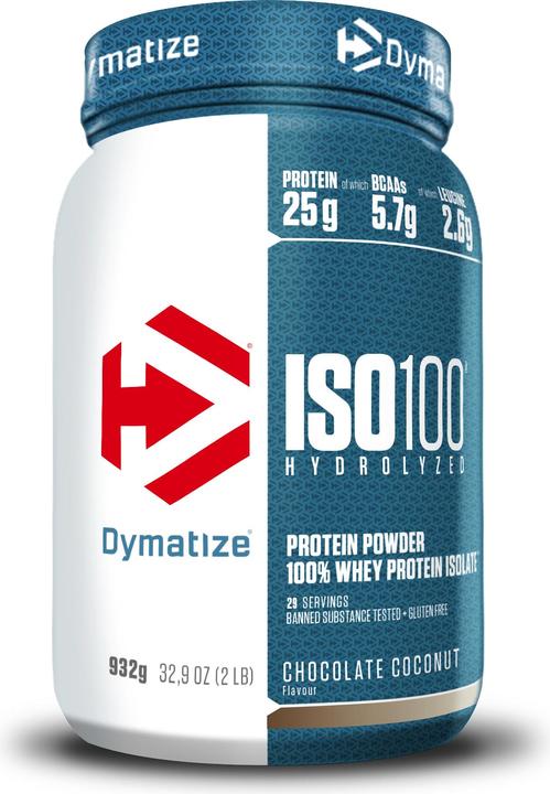 Actual product image Dymatize ISO 100 (Chocolate coconut, 1 pcs., 932 g)